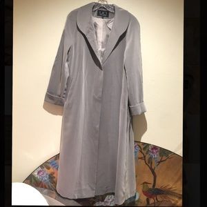 Utex Design grey long coat. Size 8
